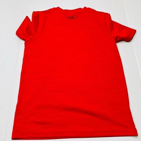 𝅺UNDER Armour Heat Gear Red & Black Logo T-shirt - Picture 5 of 5